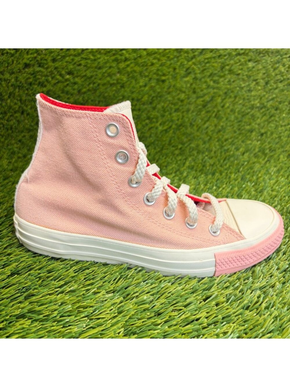 Converse Chuck Taylor All Star High Womens Size 6.5 Pink Athletic Shoes Sneakers